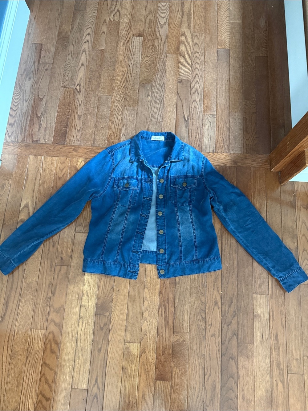 Bella Dahl Blue Denim Jacket with Button Front
